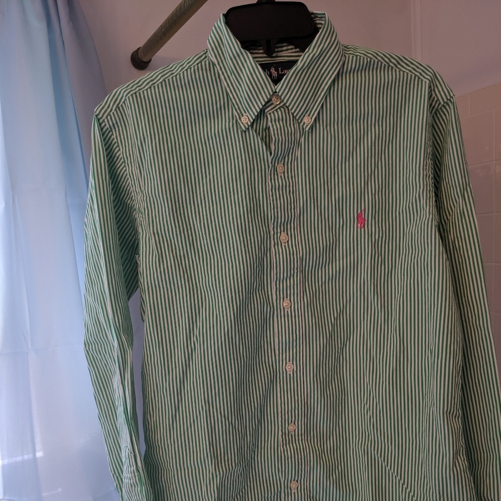 Ralph Lauren custom fit casual button doan